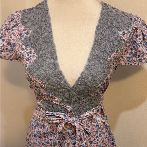 LoveShackFancy Minuet Dress Crushed Blueberries - Picture 9 of 9